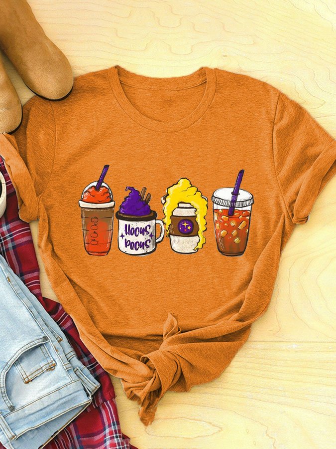 Women's Halloween Crew Neck T-Shirt