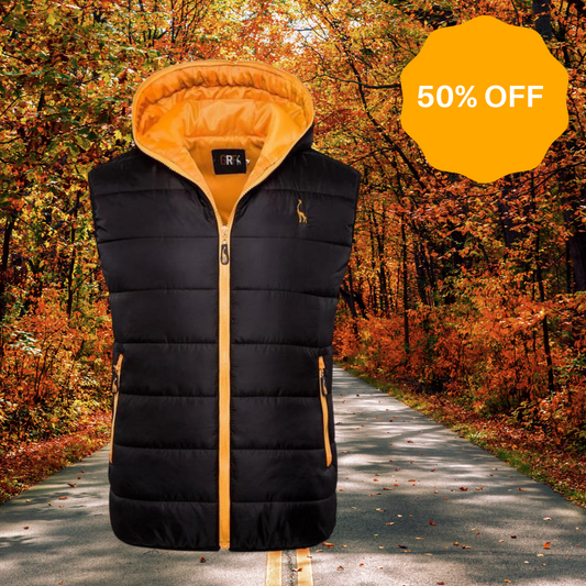 2021 HOODED SLEEVELESS PUFFER