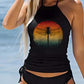 Dragonfly Print Bikini Beach Set