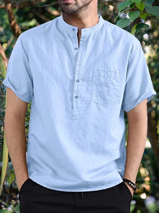 Solid Color Casual T-Shirt