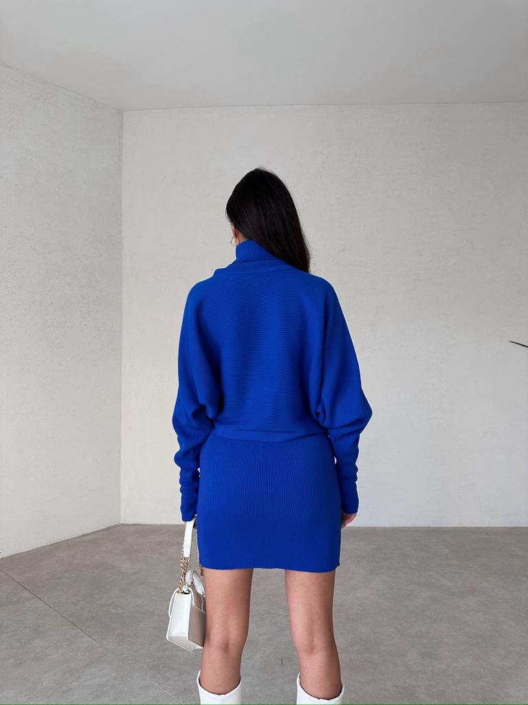 Turtleneck Skirt Set