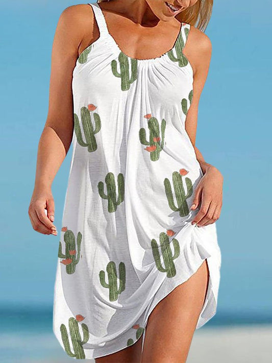 Cactus Print Dress