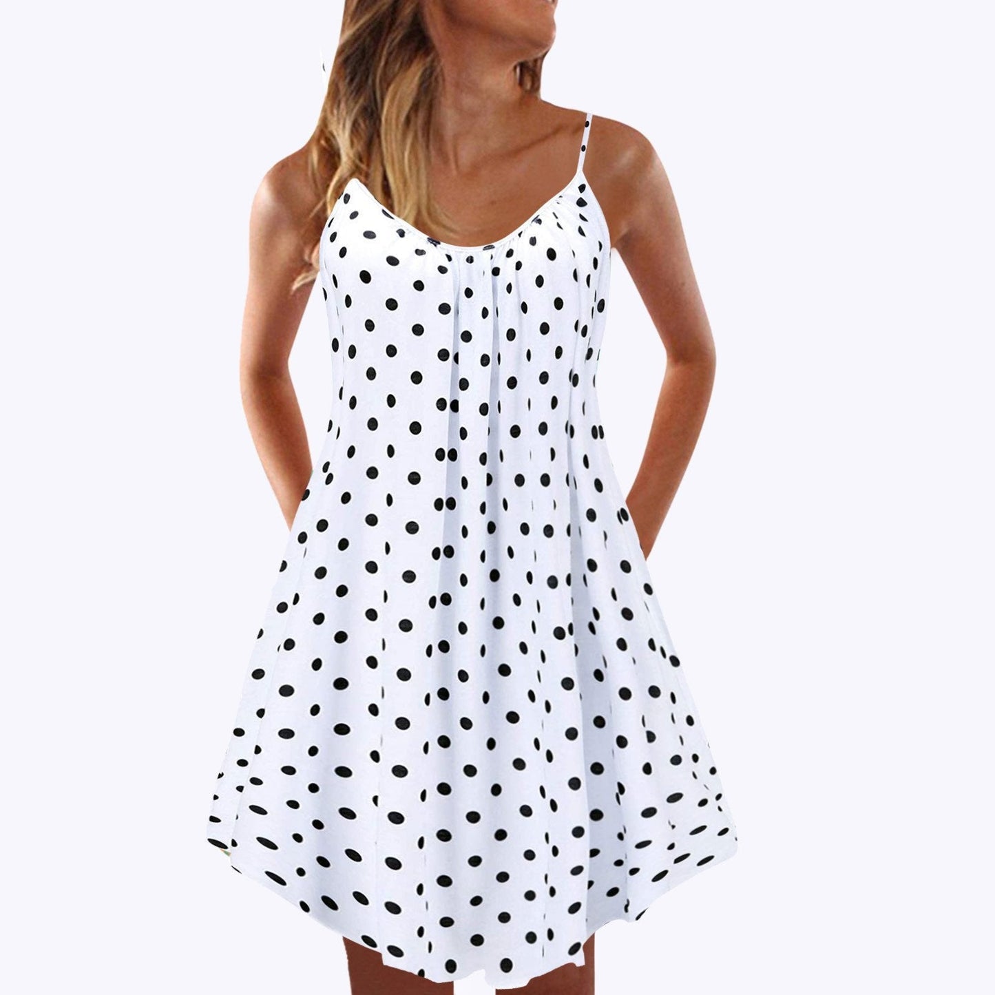 Women's Printed Beach Sling Dress