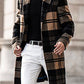 Plaid Woolen Midi Coat