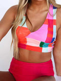 Vacation Geometry Two-Piece Bikini Set