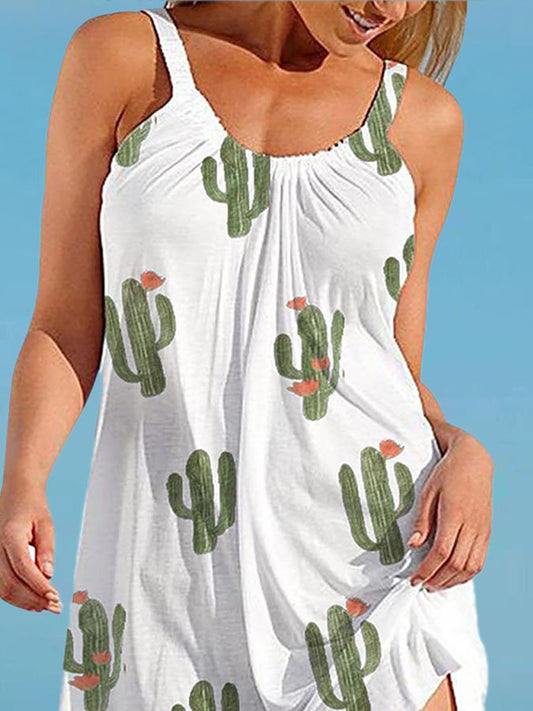 Cactus Print Dress