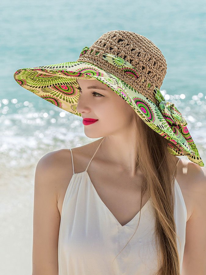 Bohemian Beach Sunshade Hat