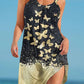 Butterfly Print Slip Dress