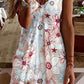 Floral Sleeveless Above Knee Slip Dress