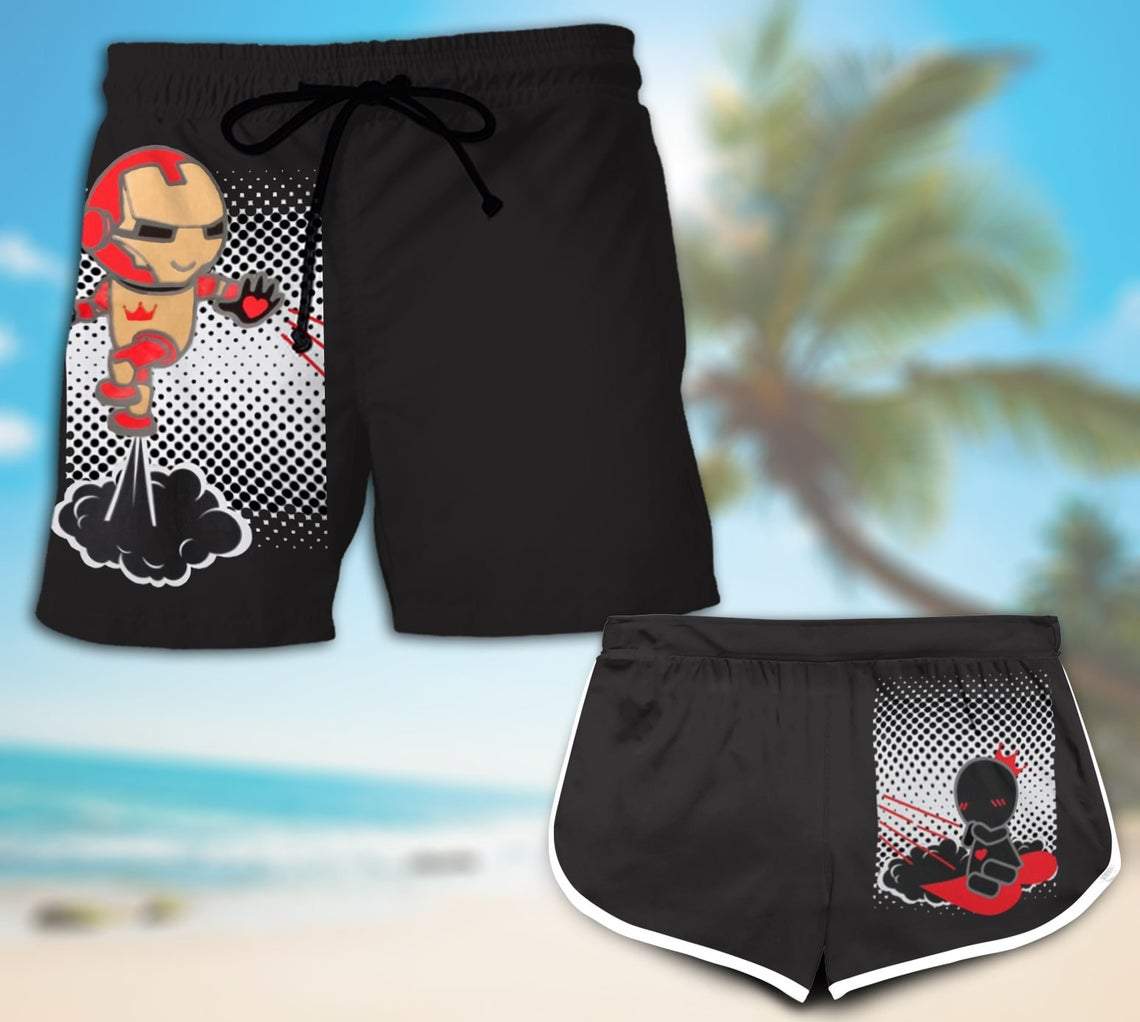 Couple Matching - Iron Man - Shorts