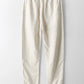 Linen Blend Striped Half Open Placket Henley Collar Shirt & Straight Leg Linen Pants