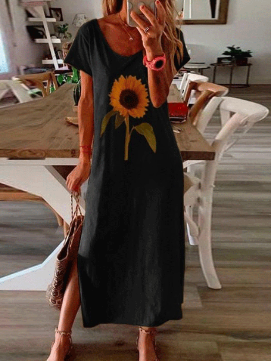 Sunflower Maxi Dress