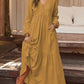 Women's Vintage Cotton Linen Long Sleeve Dress