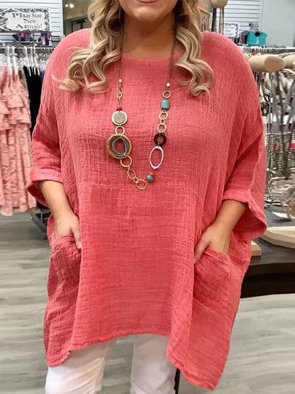 Solid Color Casual Loose T-Shirt