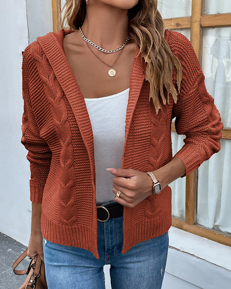 Fashion Casual Long Sleeve Sweater Jacket