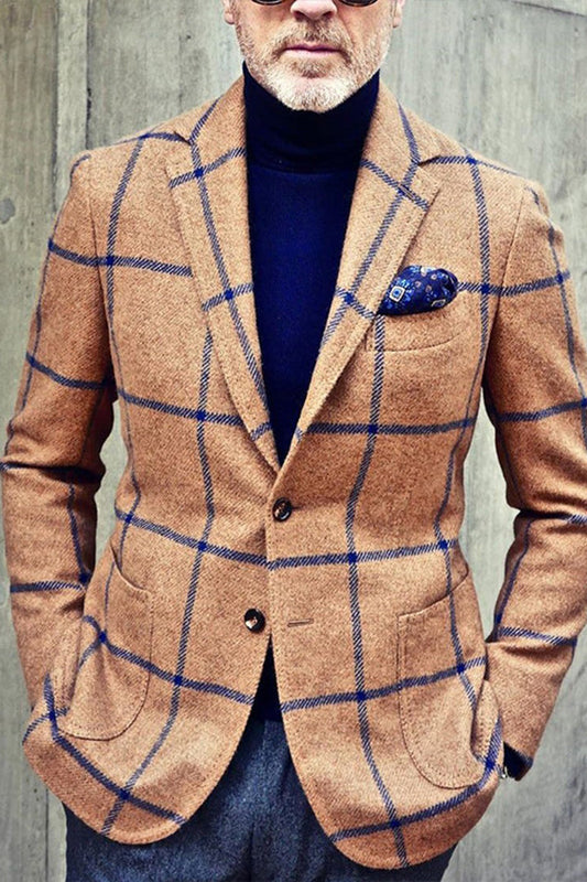 New Plaid Casual Trendy Suit Jacket