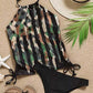 Camouflage Print Bikini Set