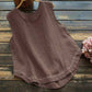 Women's Vintage Round Neck Casual Vest