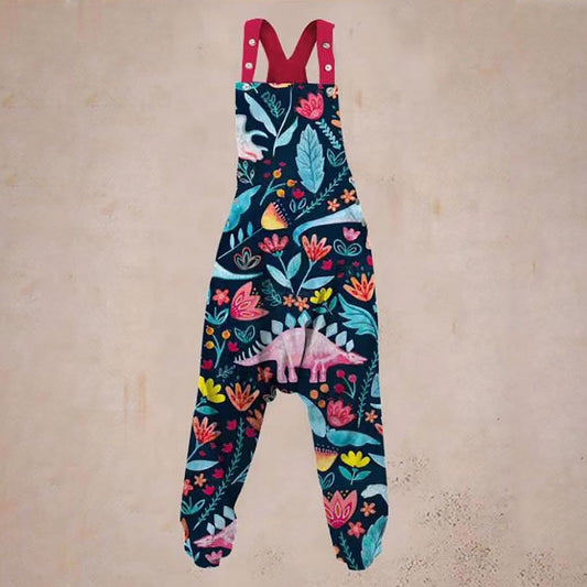 Ladies Casual Printed Harem Jumpsuit