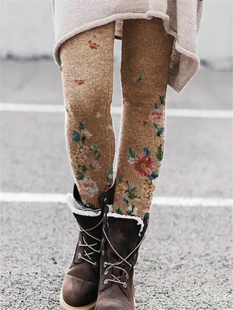 Ladies Printed Tights