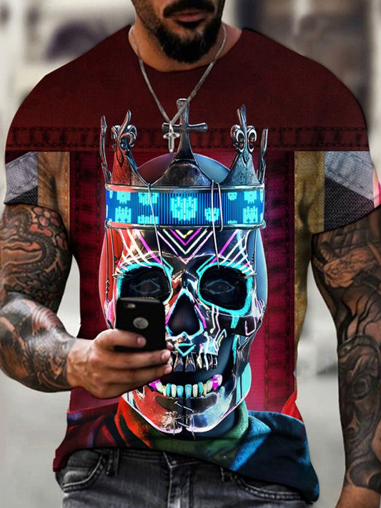 Skull Print T-Shirt