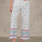Vintage Print Pocket Trousers