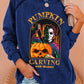 Women&#039;s Halloween Pumpkin Carving With Michael Print Top