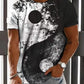 Vintage Print Casual Men's T-Shirt