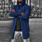 Men's Casual Mid Length Hooded Knit Cardigan 93714649M