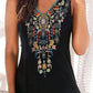 Ethnic Geometric Print Dress