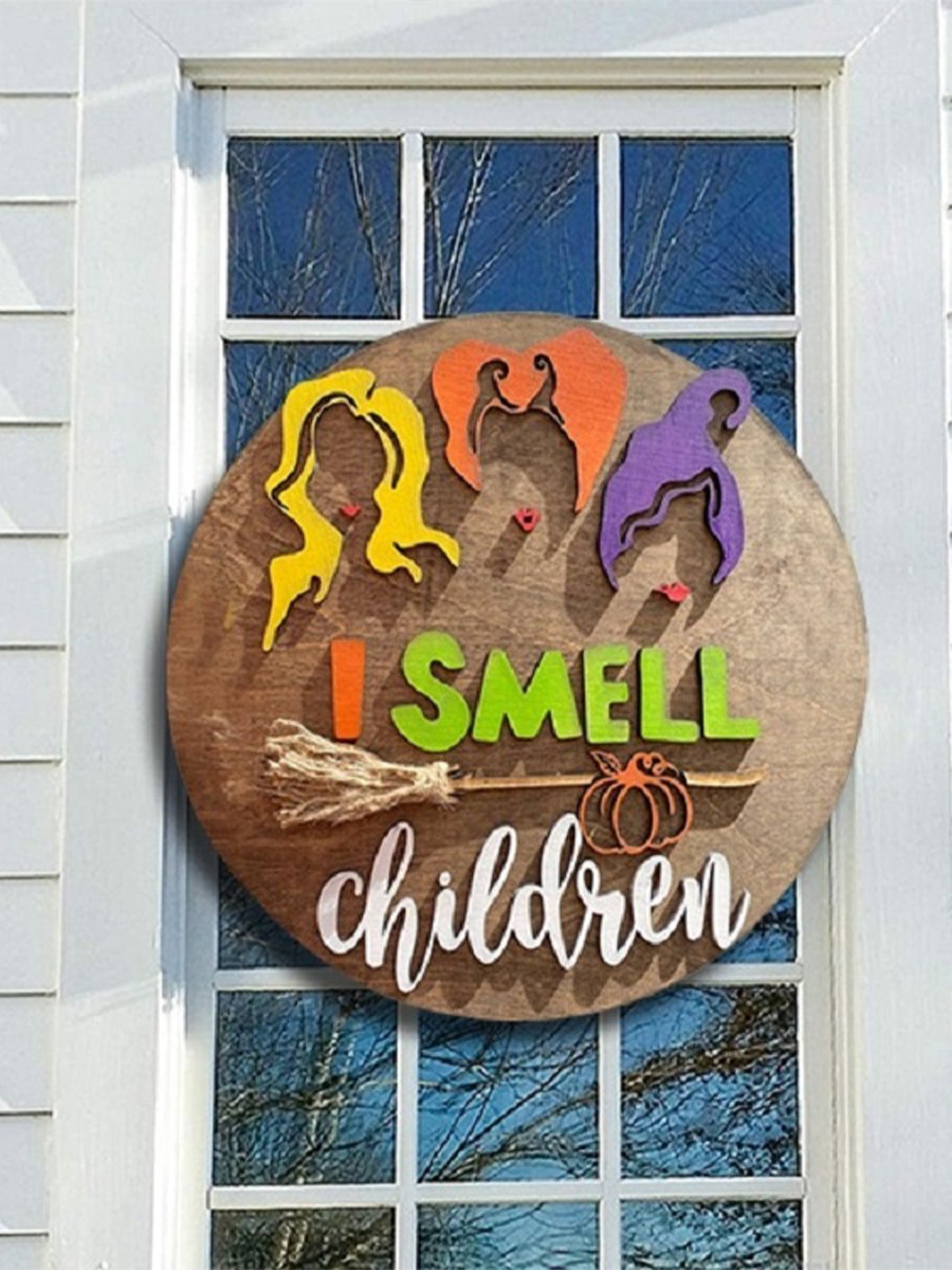 I Smell Children Halloween Hanging Wall Decoration