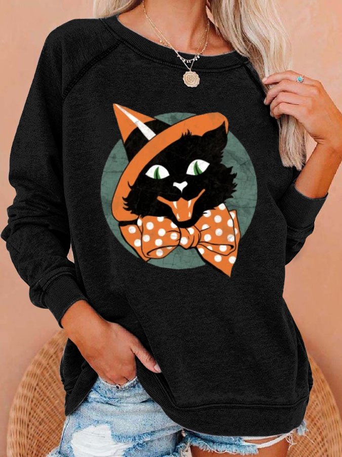 Ladies Halloween Casual Comfort Top