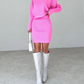 Turtleneck Skirt Set