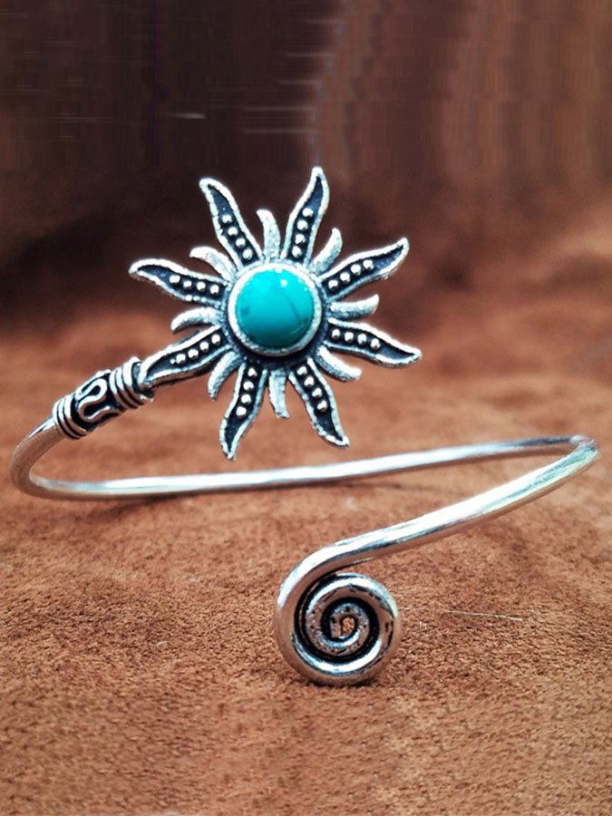 Sunflower Turquoise Bracelet