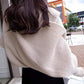 Trendy Knitted Sweater-Scarf With Sleeves
