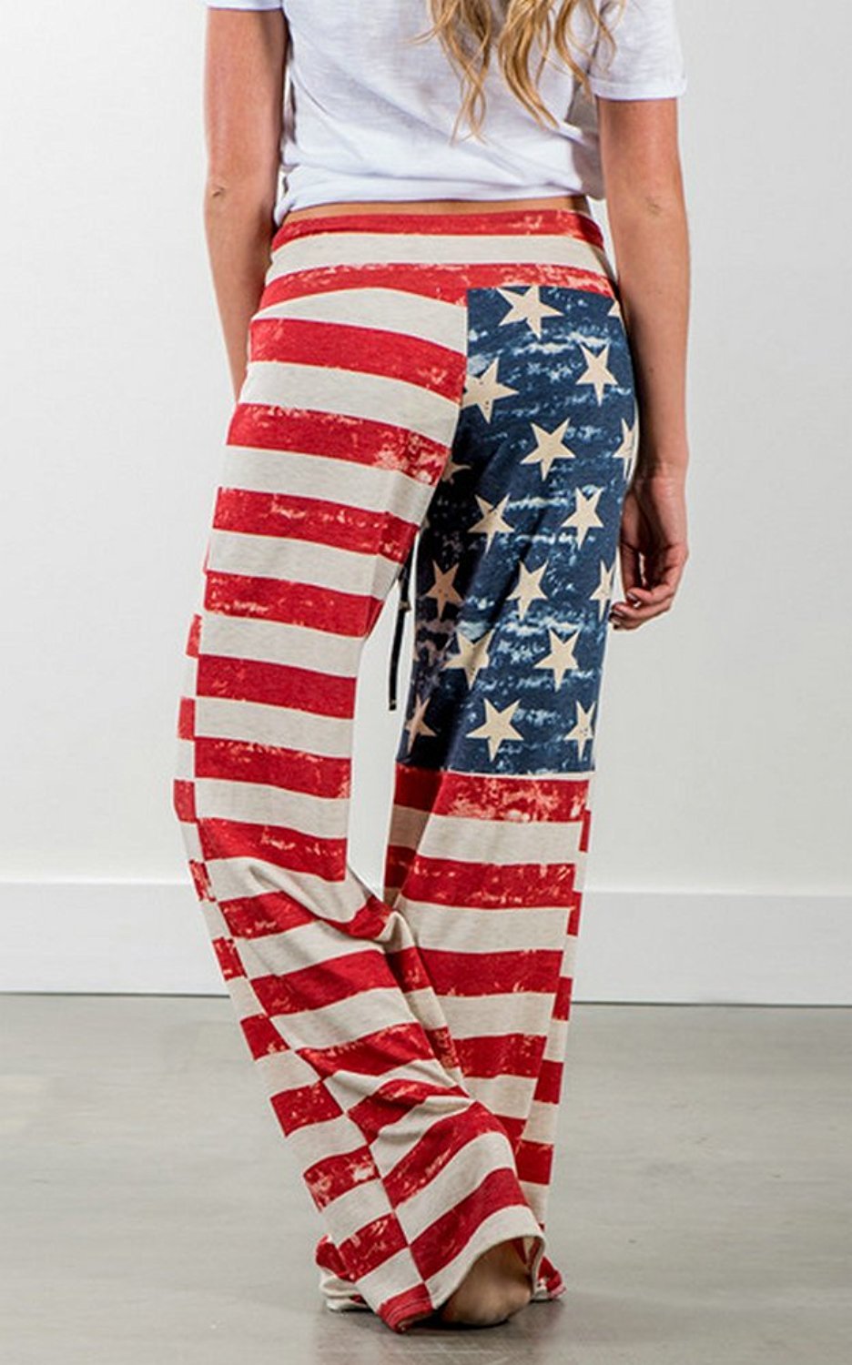 Womens Pajamas High Waisted Floral Print Pants