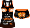 Halloween Sleeveless Tank Top Set