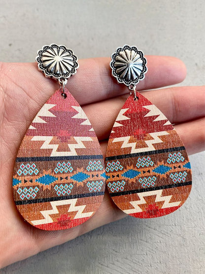 Ethnic Vintage Metal Earrings