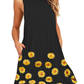 Sunflower Sleeveless Pocket Dress