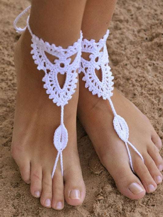 Holiday Crochet Anklet