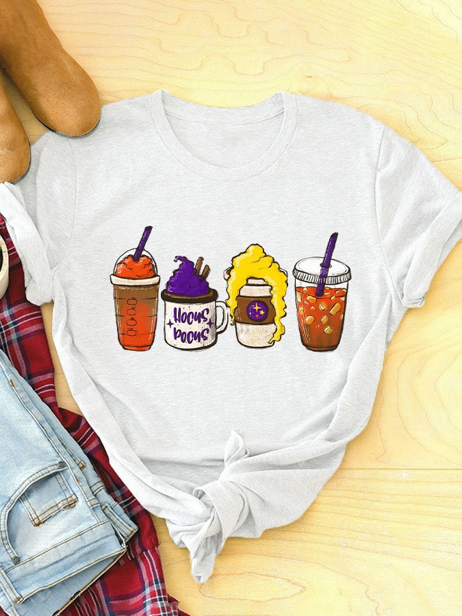 Women's Halloween Crew Neck T-Shirt
