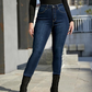 Elastic High Waist Jeans