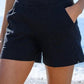 Casual Pure Slant Pocket Cotton And Linen Shorts