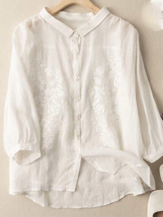 Women's Loose Casual Long Sleeve Shirt