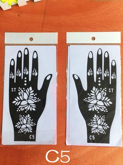 Template tattoo stickers