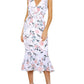 V-Neck Sleeveless Floral Dress