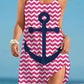 Anchor Print Beach Dress