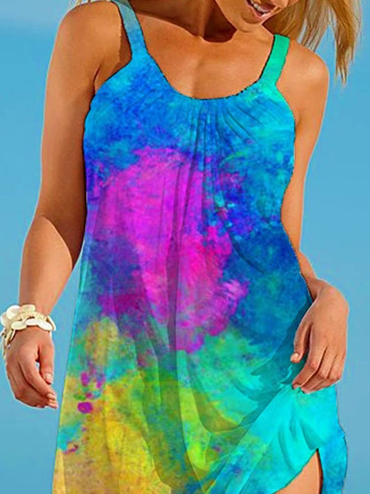 Printed Beach Dress