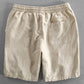 Linen Rayon Blend Cuban Shirt & Linen Cotton Blend Drawstring Shorts