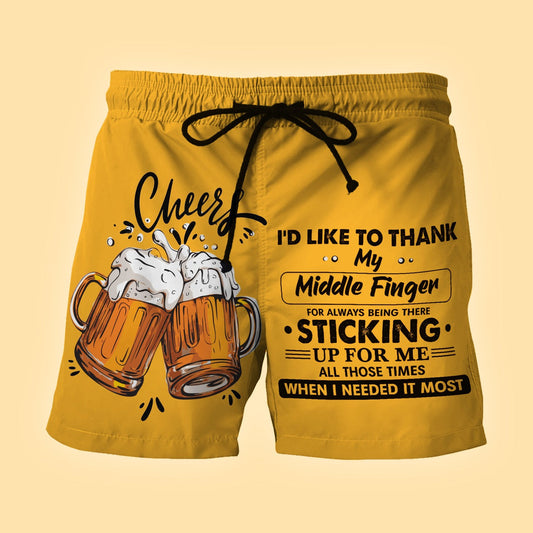 Cheer Custom Beach Shorts - Swim Trunks